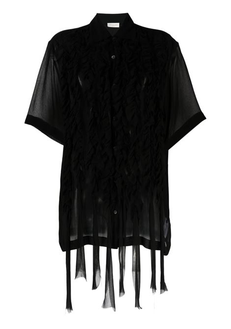 camicia oversize con rouches DRIES VAN NOTEN | Camicia | CLASAN6473900